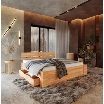 Krok Wood Bett Elsa (140 x 200 cm, Buche)