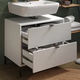 Vicco Waschbeckenunterschrank Eliza, 70 x 63 cm mit 2 ausziehbaren Schubladen,