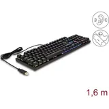 DeLock Mechanische Gaming-Tastatur RGB DE