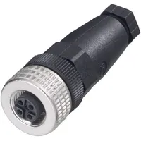 Hirschmann 933 139-100-1 Sensor-/Aktor-Steckverbinder, unkonfektioniert M12 Buchse, gerade Polzahl