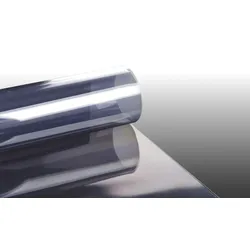 PVC Lichtbahn Glasklar - Transparente & glatte 1250 x 25000 mm Roll-PVC – flexible Lichtwellrolle – ideale PVC-Rolle für verschiedene Einsatzbereiche