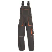 Planam Junior Latzhose oliv/orange