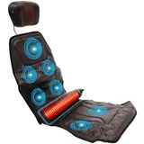 Massagesitzauflage, Massagematte mit 3 Heizstufen Wärme, Massageauflage mit 9 Stufen Massageintensität, Massagegerät für Rücken Nacken Schulter und Taille