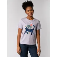 wat? APPAREL T-Shirt Love and flex in Lavender | Gr.: 42