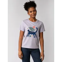 wat? APPAREL T-Shirt Love and flex in Lavender | Gr.: 42