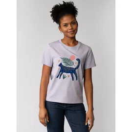 wat? APPAREL T-Shirt Love and flex in Lavender | Gr.: 42