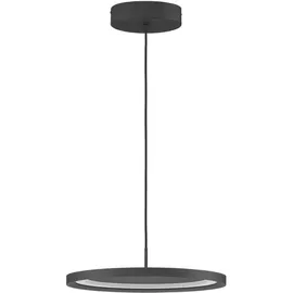 Nova Luce Andria 1-flg. Ø 40 cm geschwungen schwarz