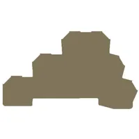 Weidmüller Abschlussplatte AP DLD2.5 DB