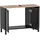 Schildmeyer Waschbeckenunterschrank Malte 79,8 x 58,3 x 32 cm Schwarz/Eiche Artisan
