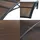 [en.casa] Vordach Mellerud 300 x 100 cm braun