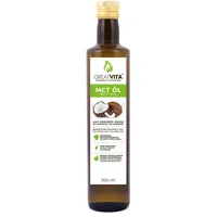 Mea Vita GreatVita MCT Öl auf Kokosölbasis 500 ml) C8 & C10 Fettsäuren, Premium Qualität, 70% Caprylsäure und 30% Caprinsäure