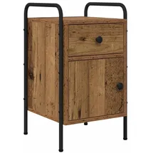 vidaXL Nachtschrank Altholz 35 x 36,5 x 61 cm Braun