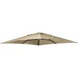 SUN GARDEN Ersatzbezug Easy Sun Polypropylen 320 x 320 cm Grau