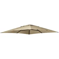 SUN GARDEN Ersatzbezug Easy Sun Polypropylen 320 x 320 cm Grau