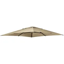 SUN GARDEN Ersatzbezug Easy Sun Polypropylen 320 x 320 cm Grau