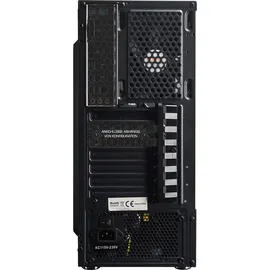 kiebel.de Gaming-PC Wooden V AMD Ryzen 5 5500 4,0 GHz 32 GB RAM 1 TB SSD RX 7600 Win 11