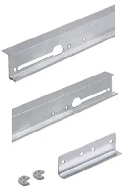 MB-Laufprofil-Set, oben, 1500mm, 50kg, TopLine 22, 9117535, silber