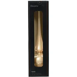 Christbaumspitze Glas 26cm perle glänzend
