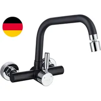 ONECE Wandmontage Küchenarmatur Mit 2 Strahlarten, Wasserhahn Küche Wandarmatur