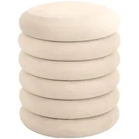 Svita Blossom XS Hocker mit Stauraum Sitzhocker Ottomane Samt-Polster