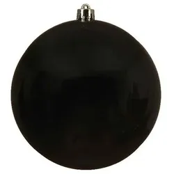 Christbaumkugeln Weihnachtskugeln bruchfest Ø 14 cm 1 Stück schwarz glanz