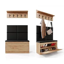 Platan Room Garderobenpaneel Eiche Gold