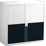 PAPERFLOW easyOffice Classic Chic Rollladenschrank 61440 2 Fachböden 110,0 x 41,5 x 104,0 cm