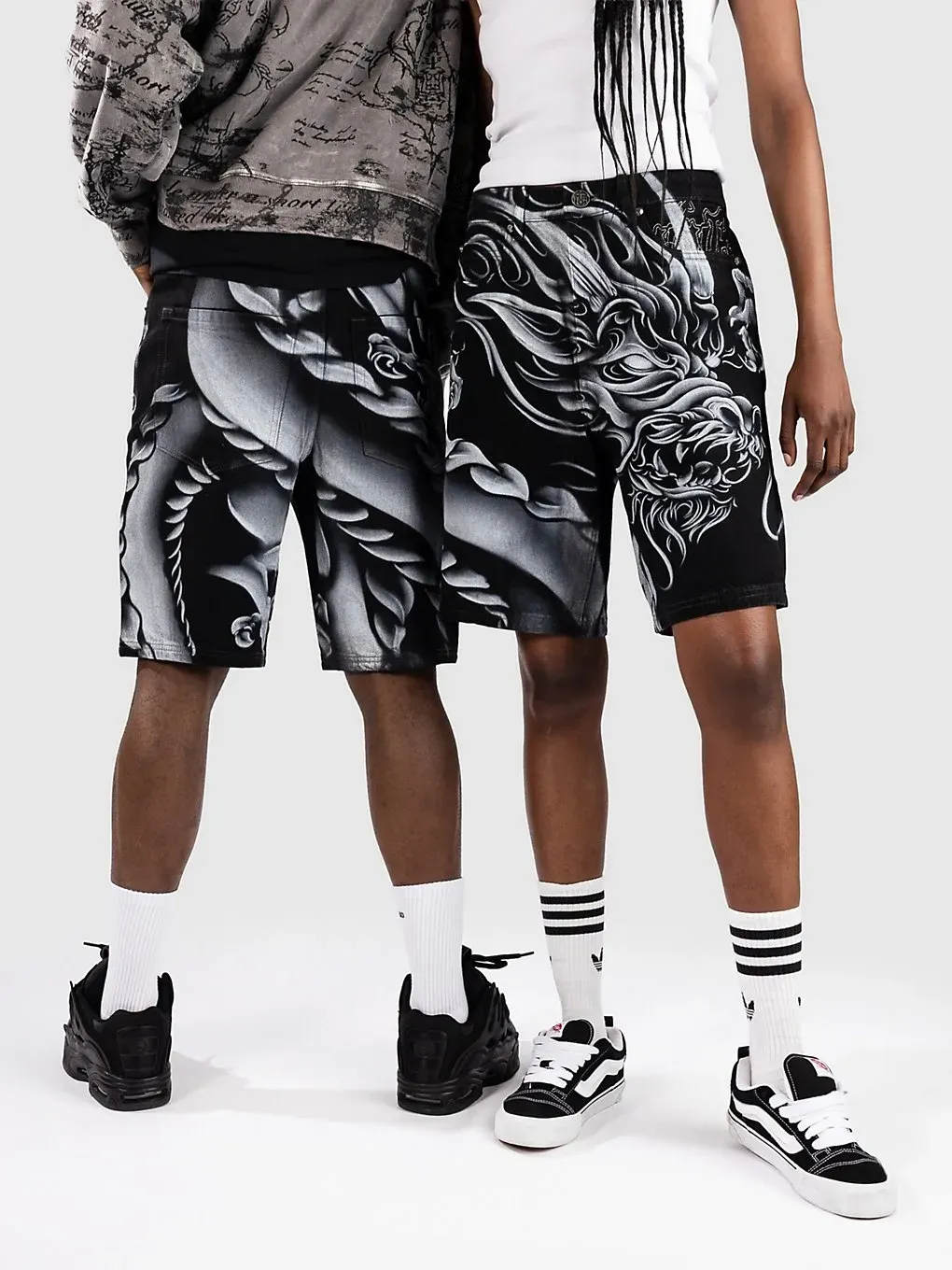 Ninth Hall Waylay Shorts raw black Gr. 34