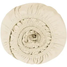 SCHIESSER Spannbettlaken Baumwolle-Elasthan 180 x 200 cm Creme