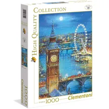 CLEMENTONI Christmas Collection Schneeflocken auf dem Big Ben 1000 Teile, 39319