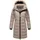 Marikoo Damen Winter Jacke Steppmantel Parka Mantel Anorak Winterjacke warm gefüttert abnehmbarer Kapuze Kaltnäschen