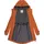 Peak Time "L60042", Damen, Gr. XXXL (46), rot (rotbraun), Obermaterial: 100% Polyurethan, Futter 1: 100% Polyester, Futter 2: 60% Baumwolle, 40% Polyester, Wattierung: 100% Polyester, modisch, tailliert ca.