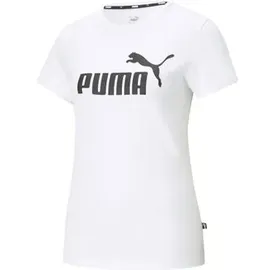 Puma Damen ESS Logo Tee Puma White, XL