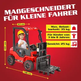 Hecht Gabelstapler 52108 rot (12V)