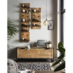 SIT Weinregal »RUSTIC«, Holz - braun
