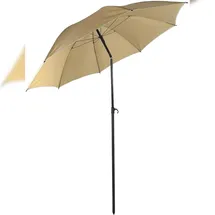 VCM Sonnenschirm Ø 180 cm Taupe