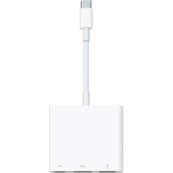 Apple USB-C Digital AV MultApple iPort Adapter Smartphone-Adapter Lightning zu HDMI, USB Typ A, USB-C weiß OTTO