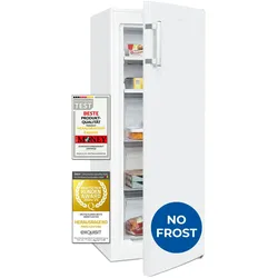 Exquisit Gefrierschrank GS5231-NF-H-040D weiss | 161 l Nutzinhalt | NoFrost | Alarm-Funktion | Schnellgefrieren | 4-Sterne-Gefrieren