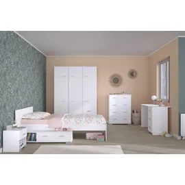 Parisot Stauraumbett Galaxy 16 90 x 200 cm weiß