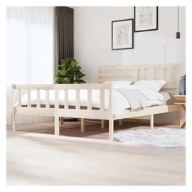 vidaXL Massivholzbett 180 x 200 cm Braun