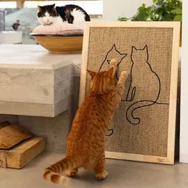 Designed by Lotte Kratzbrett 70 cm braun