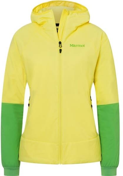 MARMOT Damen Funktionsjacke Wm's Novus LT Hybrid, Light Yellow/Kiwi 21729, S