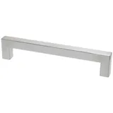 livingpoint24 Möbelgriff Möbelgriffe BA 96 - 480mm Küchengriff Edelstahl gebürstet Griffe eckig (1-St., 18), Modern silberfarben 1,4 cm x 17,4 cm x 3,5 cm