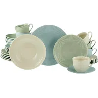 CreaTable CreaTable, 24034, Valencia Pastell, 30-teiliges Geschirrset 6 Personen