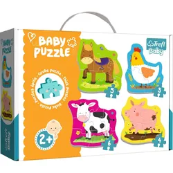 Trefl Baby Puzzle Tiere auf dem Bauernhof