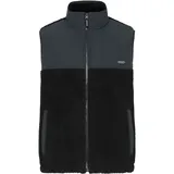 Blend Plüschweste Schwarz S