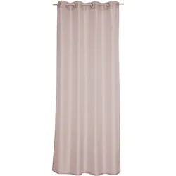 Ösenschal Glad 140 x 250 cm Polyester Rosa Rose