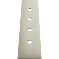 GESSI 4-Loch Dekor-Platte für Secur Box, - Finox Optik