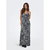 Only Spaghettikleid Sommerkleid Blau/Mehrfarbig 36