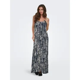 Only Spaghettikleid Sommerkleid Blau/Mehrfarbig 36